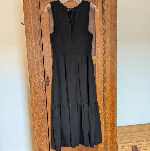 Everlane SMOCKED Midi Dress - Small - Picture 4 of 6